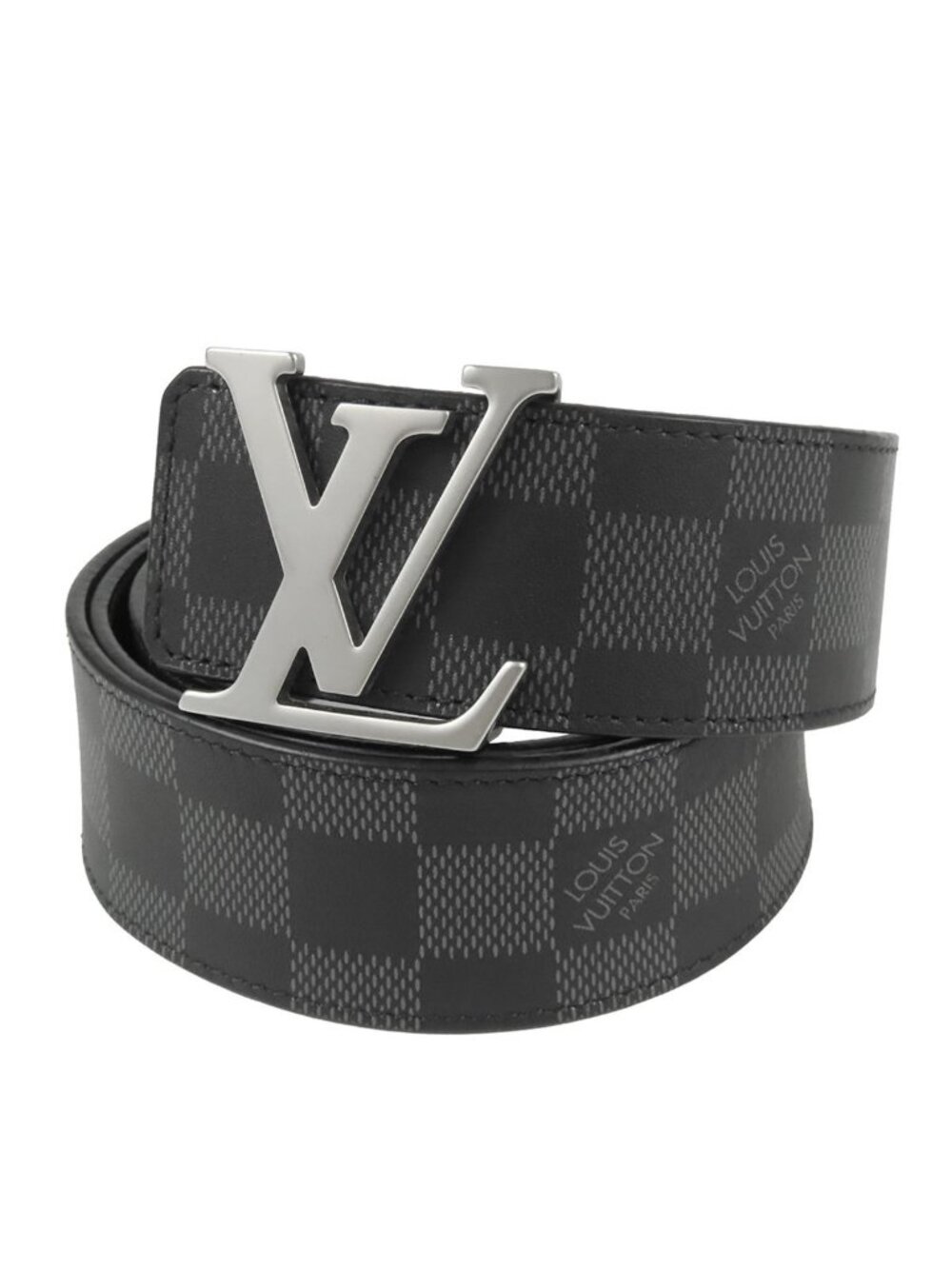 Louis Vuitton Ceinture LV Black Damier Infini Reversible 40 85 Belt